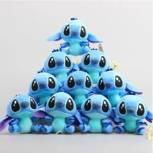 1-20Pcs/Lot Cute Cartoon Lilo & Stitch Plush Toy 10CM Kawaii Plush Keychain Kids Best Chirstmas Gift Toys